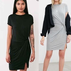Urban outfitters knotted ruched side tshirt dress FINAL PRICE
